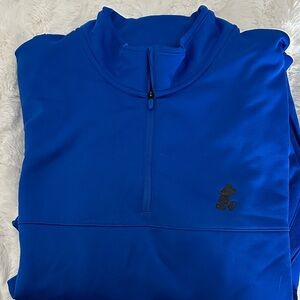 RARE Nike Golf x Mickey Mouse Therma-Fit 1/4 Zip Pullover Jacket - Royal Blue